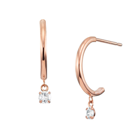Pierce ~ピアス~ K18ピンクゴールド ダイヤモンド ピアス EE-195